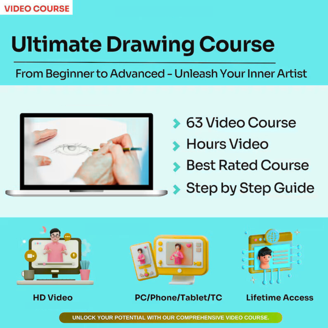 Ultimate Drawing Course Learn to Draw Like a Pro for Just $9!